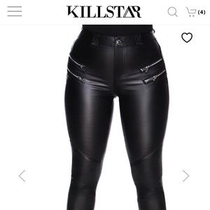 NEW Killstar Black Skinny Trousers